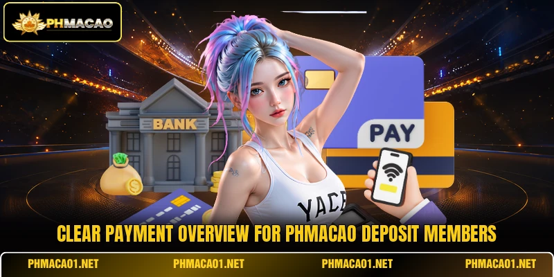 Clear payment overview for phmacao deposit members