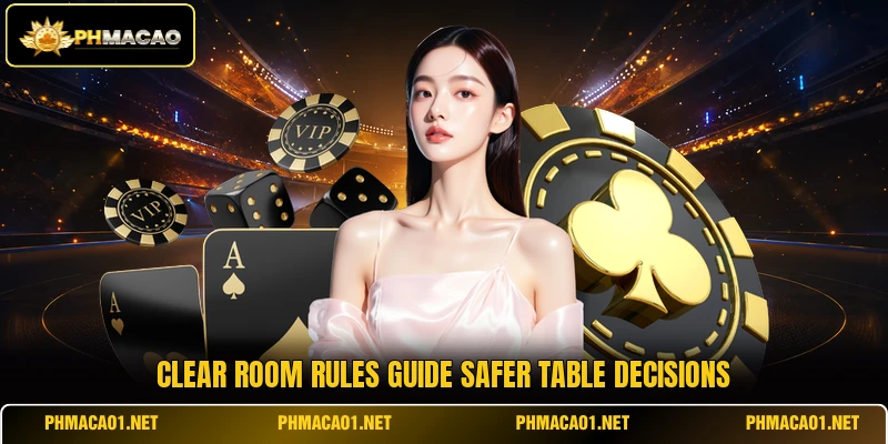 Clear room rules guide safer table decisions