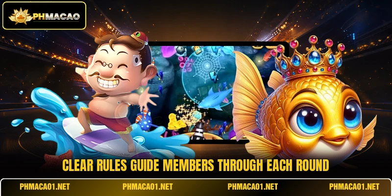 Clear rules guide members through each round