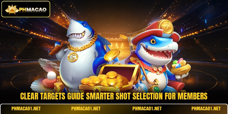 Clear targets guide smarter shot selection for members