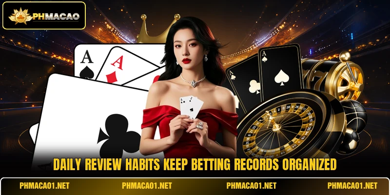 Daily review habits keep betting records organized