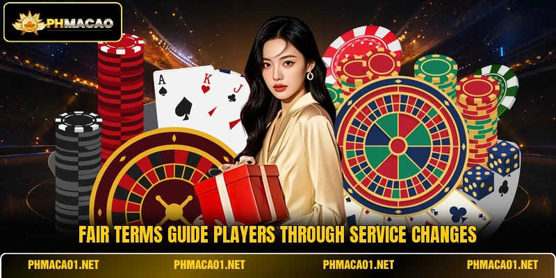 Fair terms guide players through service changes