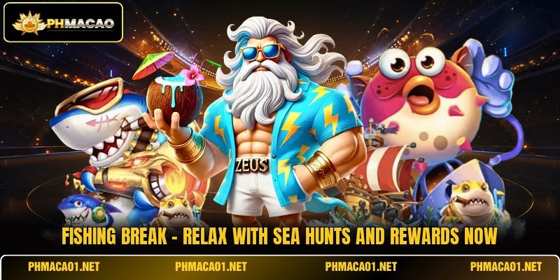 Fishing Break - Relax With Sea Hunts And Rewards Now