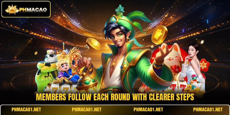 Members follow each round with clearer steps