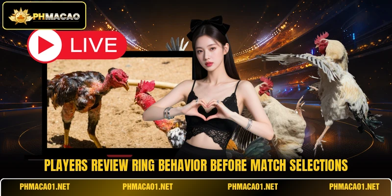 Players review ring behavior before match selections