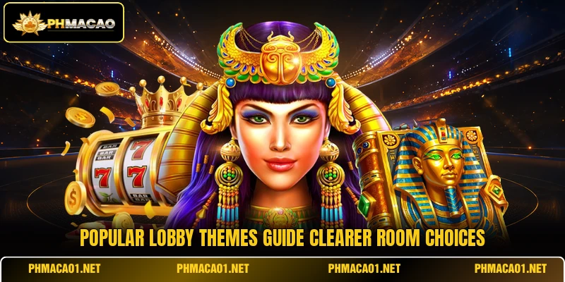 Popular lobby themes guide clearer room choices
