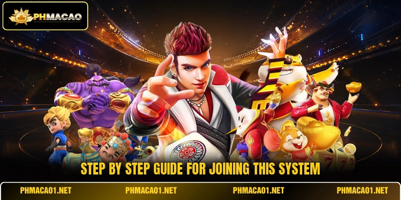 Step by step guide for joining this system
